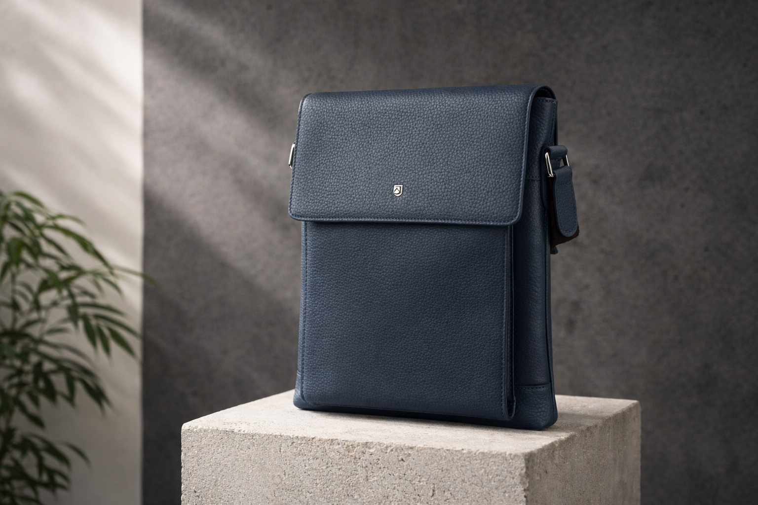 Leather Messenger Bag for Men
